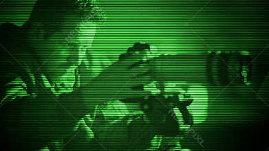 Spy Caught with Night Vision