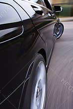Fast car cornering