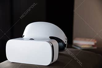 Virtual reality glasses and books