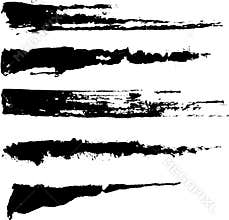 Rough Inky Brush Strokes