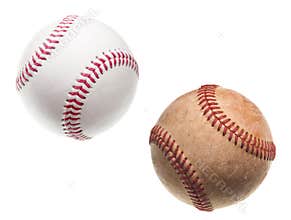 Baseballs old and new