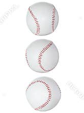 Baseball ball isolated