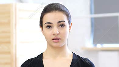 Shocked Woman in Office