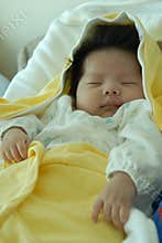 Cute Asian baby