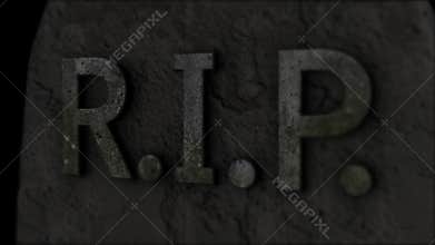 Tombstone. rest in peace. Death.