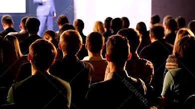 Audience at conference hall