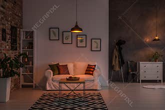 Open living room