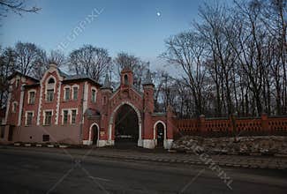 The main gate entrance to Vvedenskoe cemeteryGerman cemetery