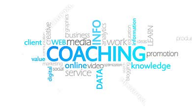 Coaching, animated typography