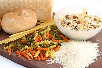 Pasta rice bread cereal