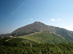 PEAK SNEZKA 1602 m n.m.