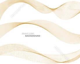 A Elegant abstract vector wave line futuristic style background template