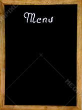 Empty restaurant menu