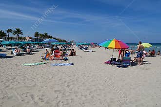 Popular South Florida Beach