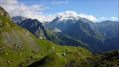Fly over the Alps, Switzerland