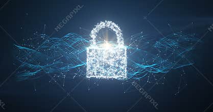 Hand of businessman using digital interface screen
