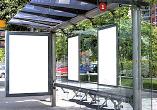 Bus Stop Advertisement