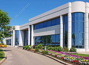 Entrance to Industrial Park building