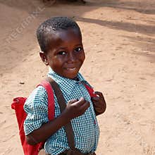 African school boy