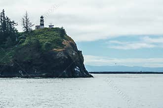 Cape Disappointment Lighthouse near Ilwaco Washington