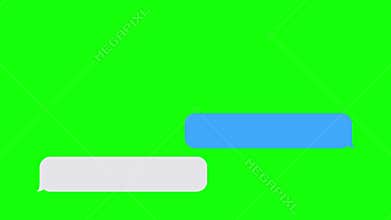 Text typing in messenger, sending message