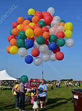 Balloon Seller at Lincoln Balloon Festival