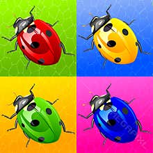 Lady bug in monroe style