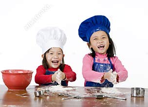 Children Cooking
