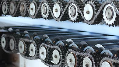 Work of system mechanism pinion, automatic production,