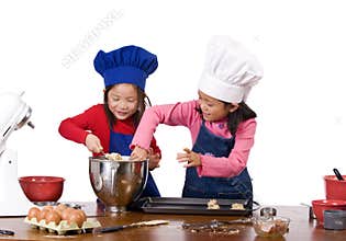 Children Cooking