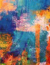 Painted Abstract Textured Artistic Grunge Art