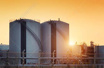 Natural Gas storage tanks