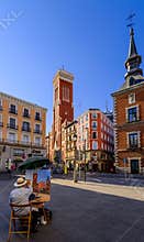 Drawing at Plaza Mayor