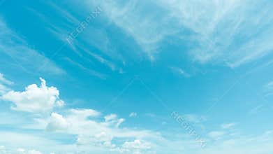 Clear blue sky with cloud