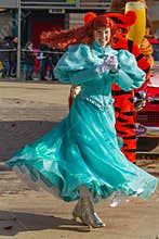 Girl performer Disneyland