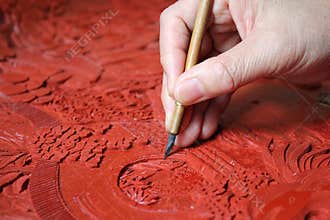 Lacquerware Carving