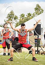 Circus act in Melbourne Easter Show