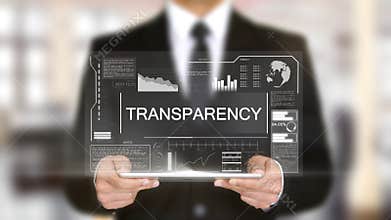Transparency, Hologram Futuristic Interface, Augmented Virtual Reality