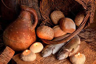 Miracle of bread and fish