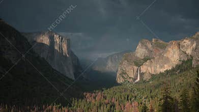 Yosemite National Park at Sunset