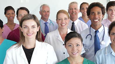 Group Portrait Of Medical Staff