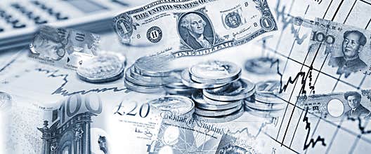 Exchange rates of various currencies