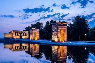 Temple of Debod, Parque del Oeste,Madrid, Spain