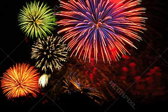 Fireworks cluster