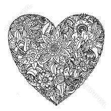 Pattern for coloring book