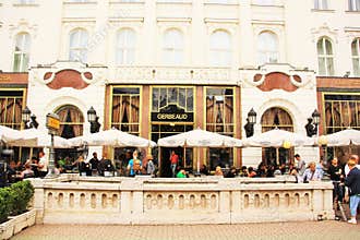 Cafe Gerbeaud in Budapest, Hungary