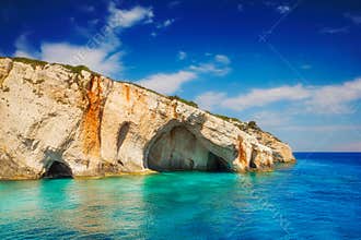 Blue caves, Zakynthos island