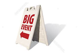 Big Event Tent Sign