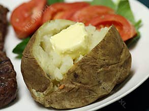 Baked Potato close up