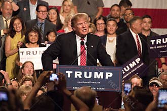 Donald Trump's first Presidential campaign rally in Phoenix